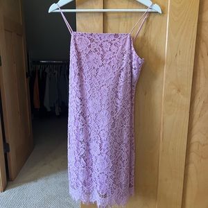 Francesca’s Lilac Purple Lace Dress